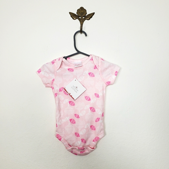 Hanna Andersson Other - Hanna Andersson Organic Cotton Pink Tulip Print One Piece Bodysuit 60cm 3-6 mo